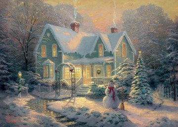 クリスマスの祝福 TK クリスマス Oil Paintings